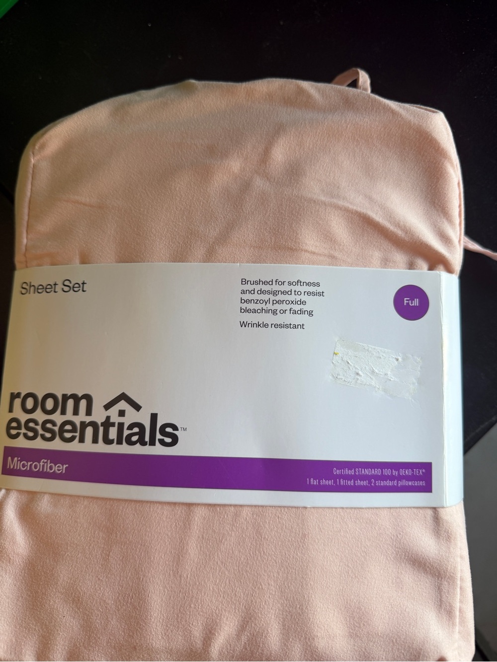 Room Essentials Microfiber Sheet Set - Blush